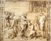Andrea del Sarto Baptism of the People  ccd painting